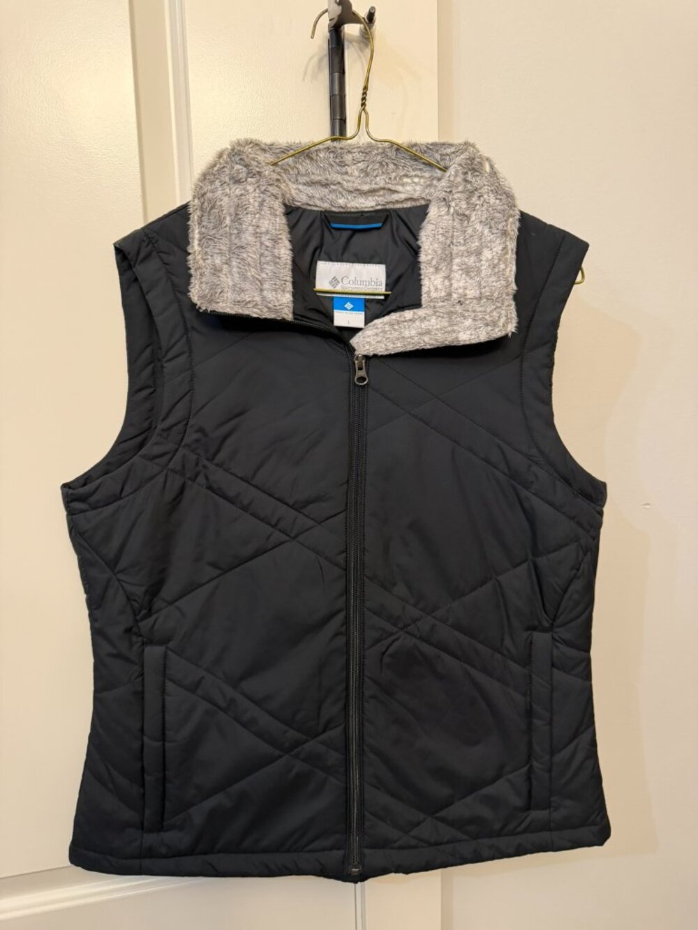 Columbia Quilted Fleece-Lined Vest | Size Large